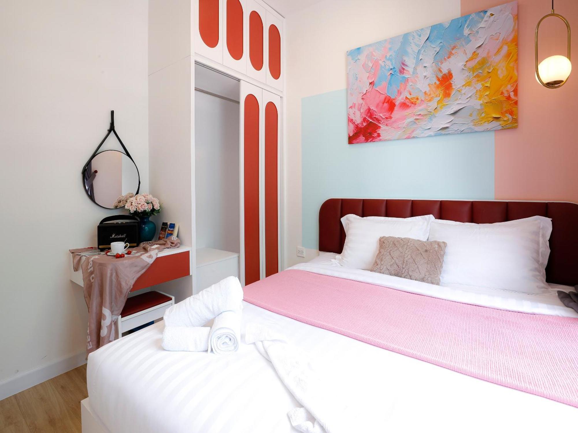 May Soho Saigon Serviced Apartment Ho Chi Minh-staden Rum bild