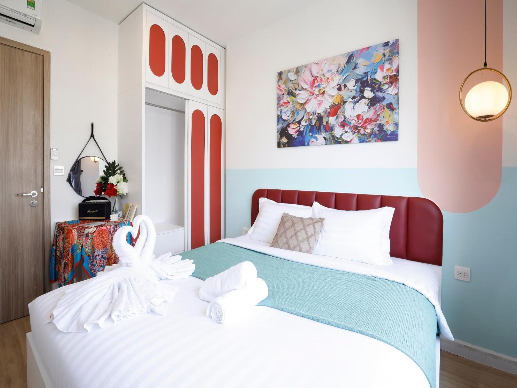 May Soho Saigon Serviced Apartment Ho Chi Minh-staden Rum bild