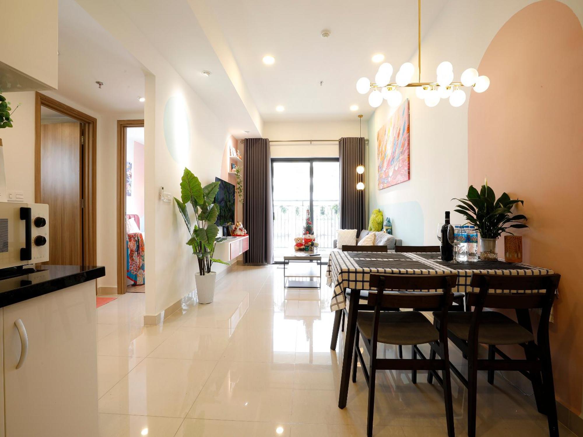 May Soho Saigon Serviced Apartment Ho Chi Minh-staden Rum bild
