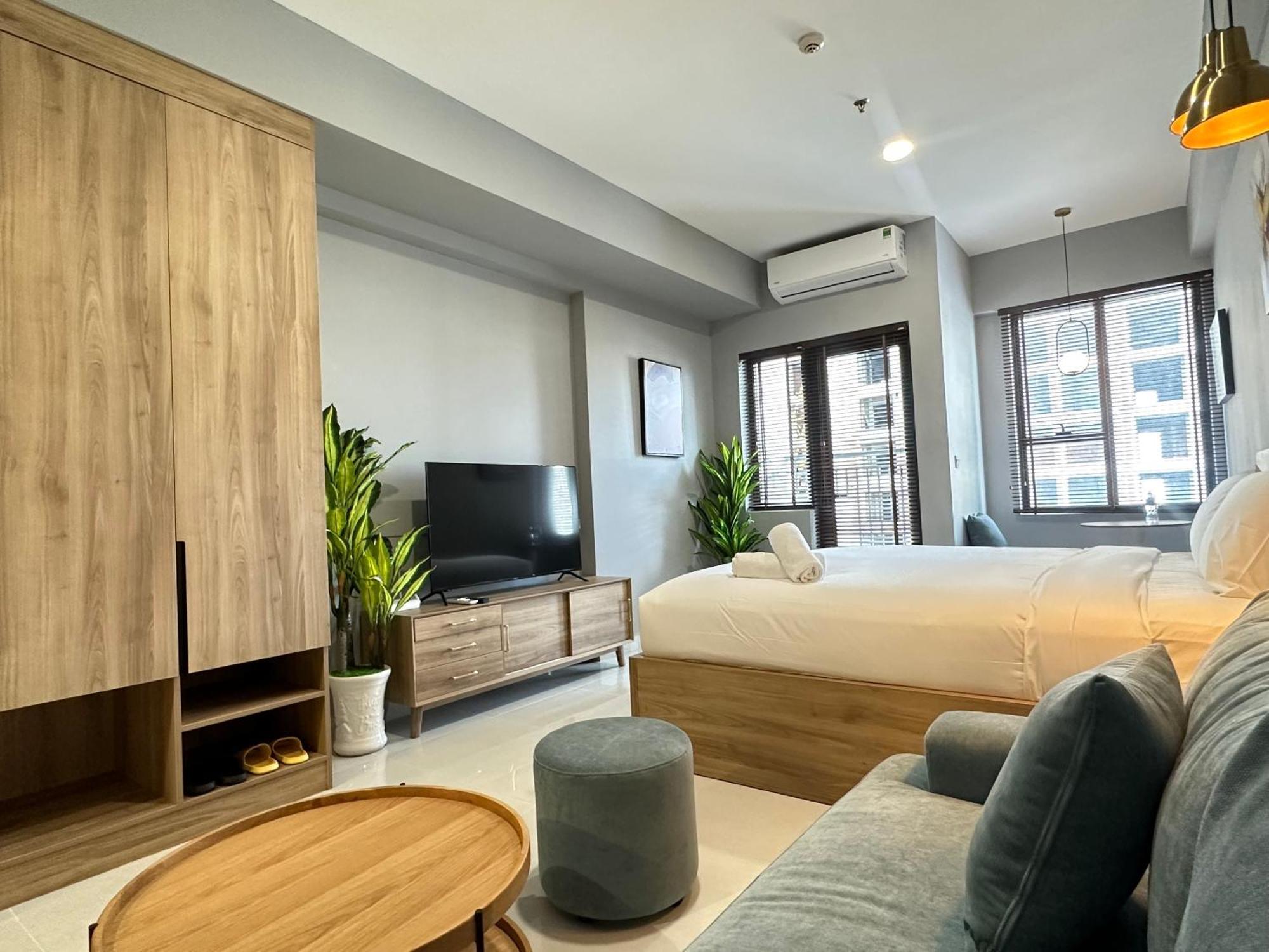 May Soho Saigon Serviced Apartment Ho Chi Minh-staden Rum bild