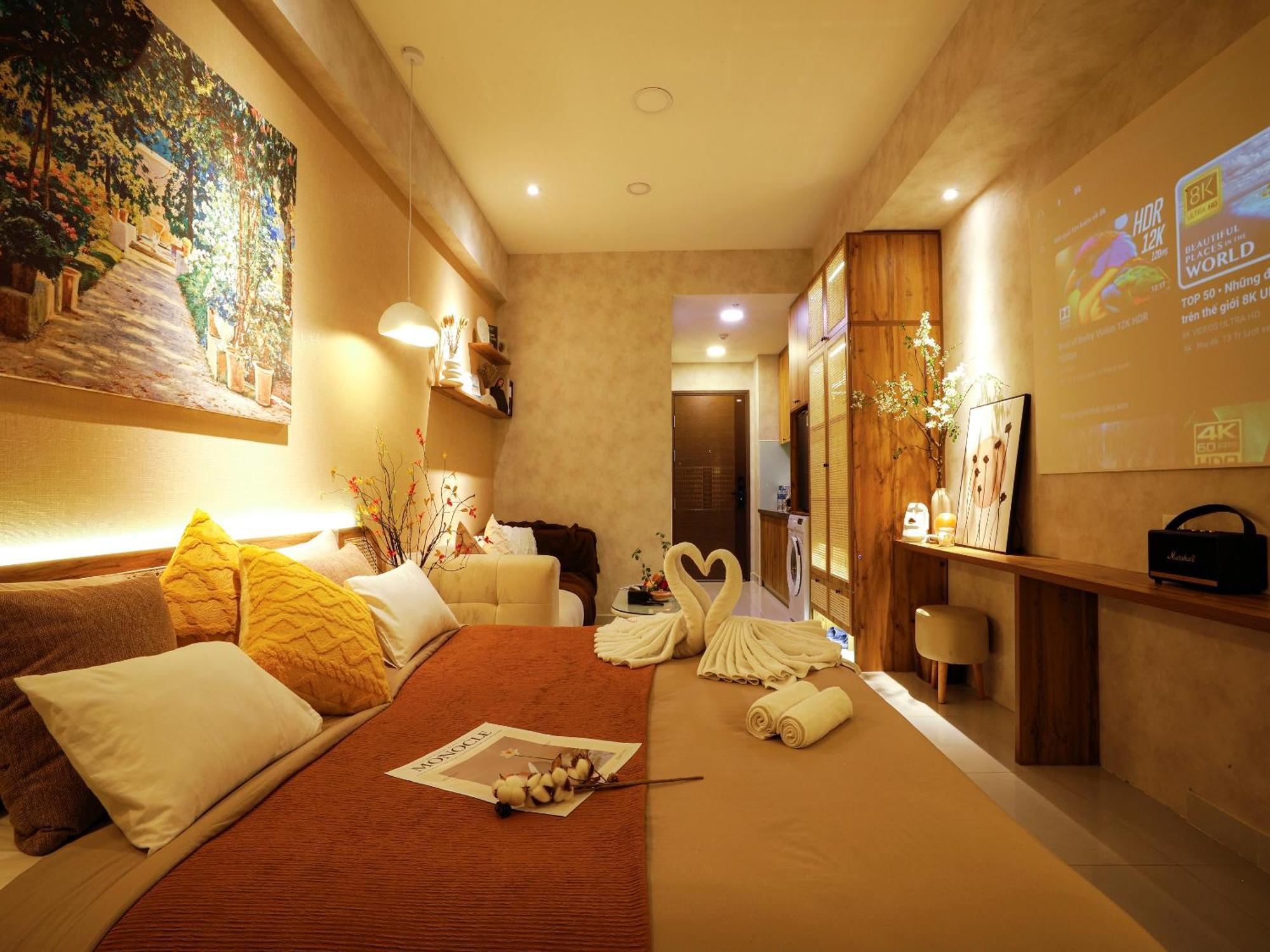 May Soho Saigon Serviced Apartment Ho Chi Minh-staden Rum bild