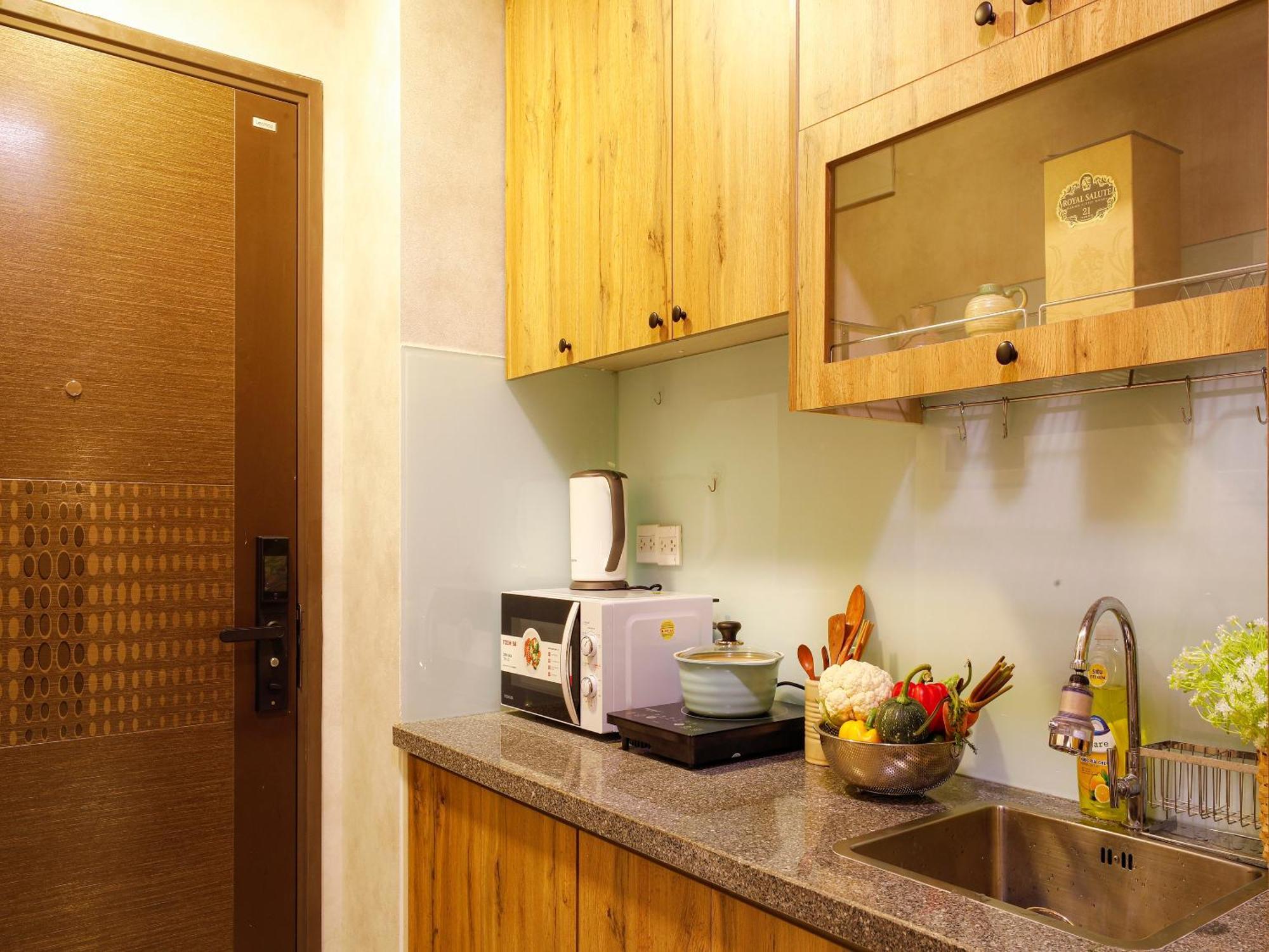 May Soho Saigon Serviced Apartment Ho Chi Minh-staden Rum bild