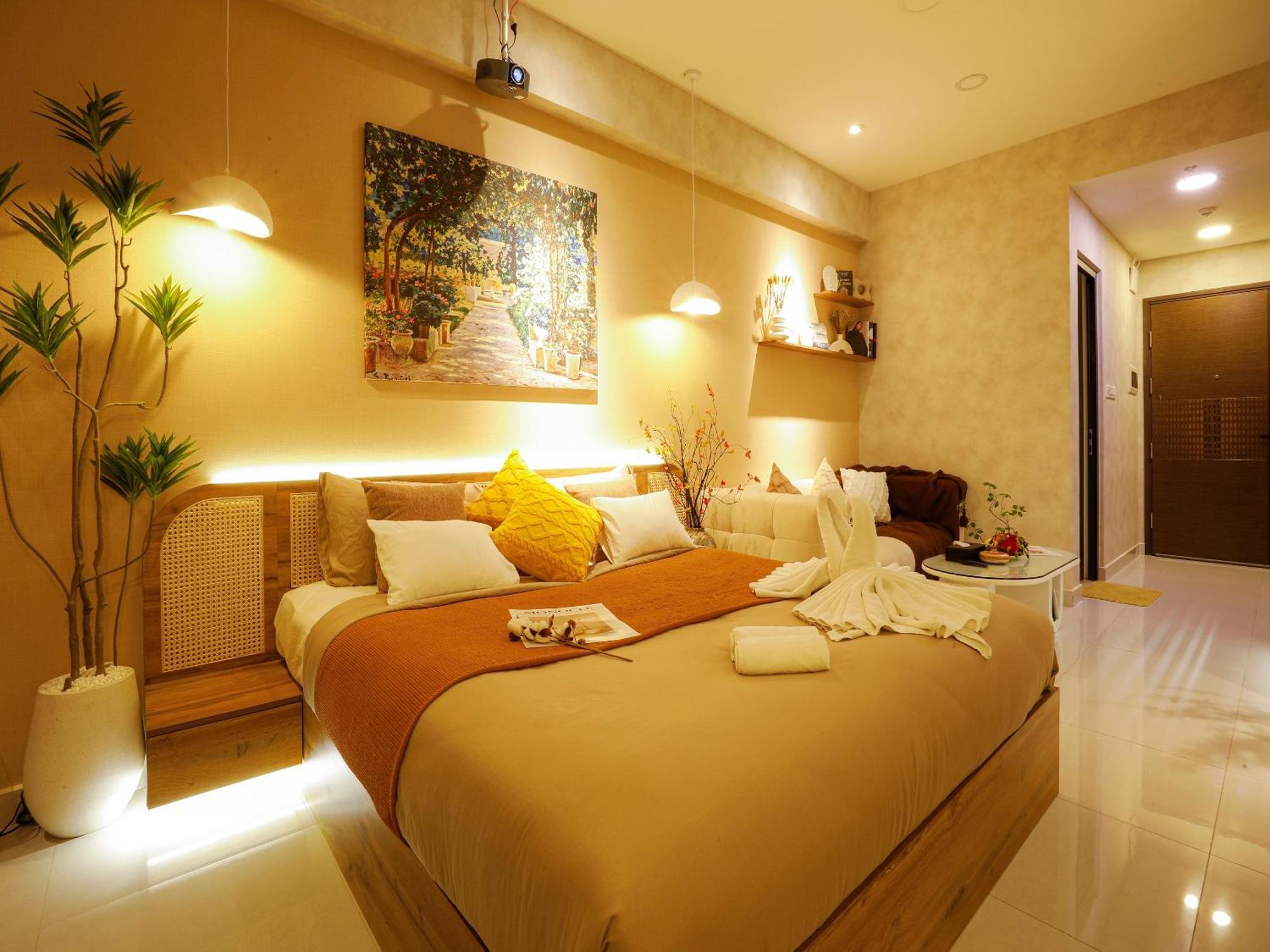 May Soho Saigon Serviced Apartment Ho Chi Minh-staden Rum bild